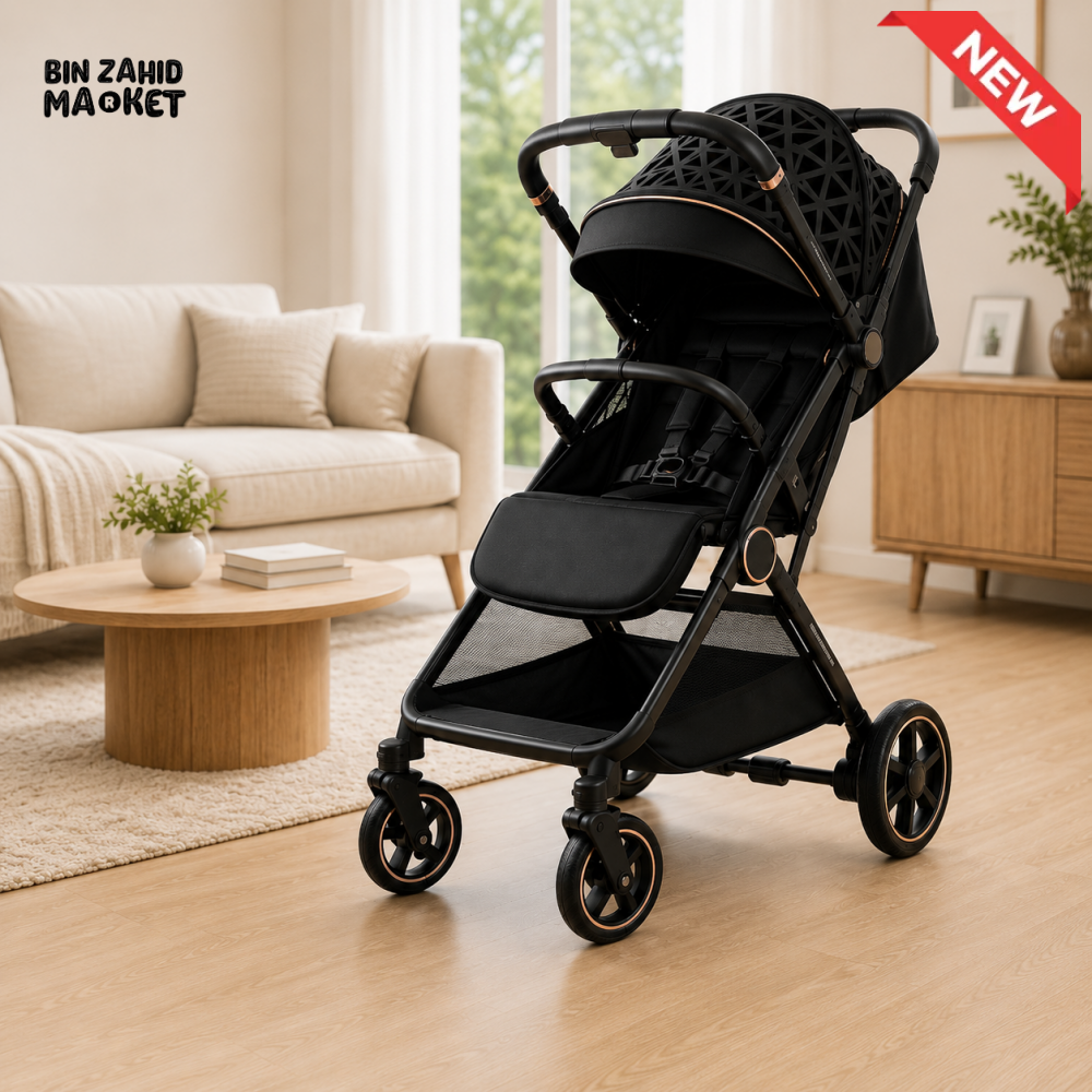 JOYOUS NOVARA LUXE BABY STROLLER - BLACK