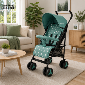 JOYOUS ULTRA COMPACT BABY STROLLER - GREEN