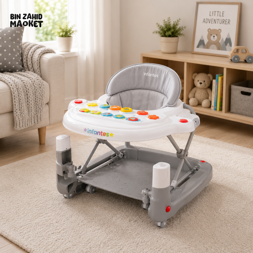 JUNIOR ACTIVITY BABY WALKER - GREY