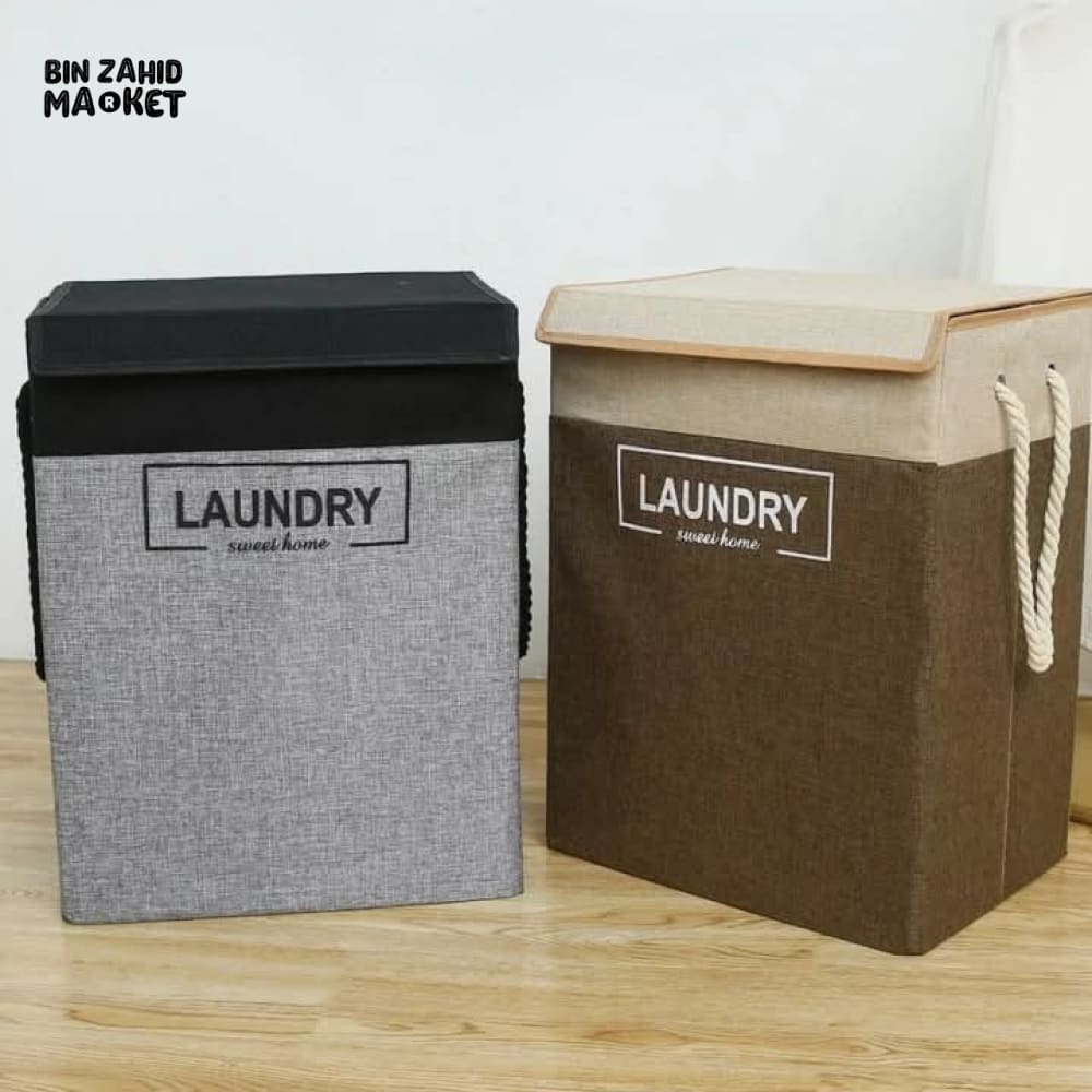 JUTE ROPE LAUNDRY BASKET