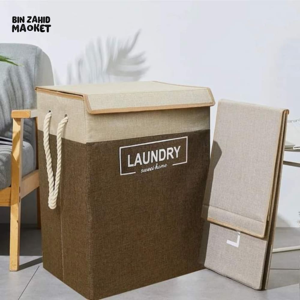 JUTE ROPE LAUNDRY BASKET