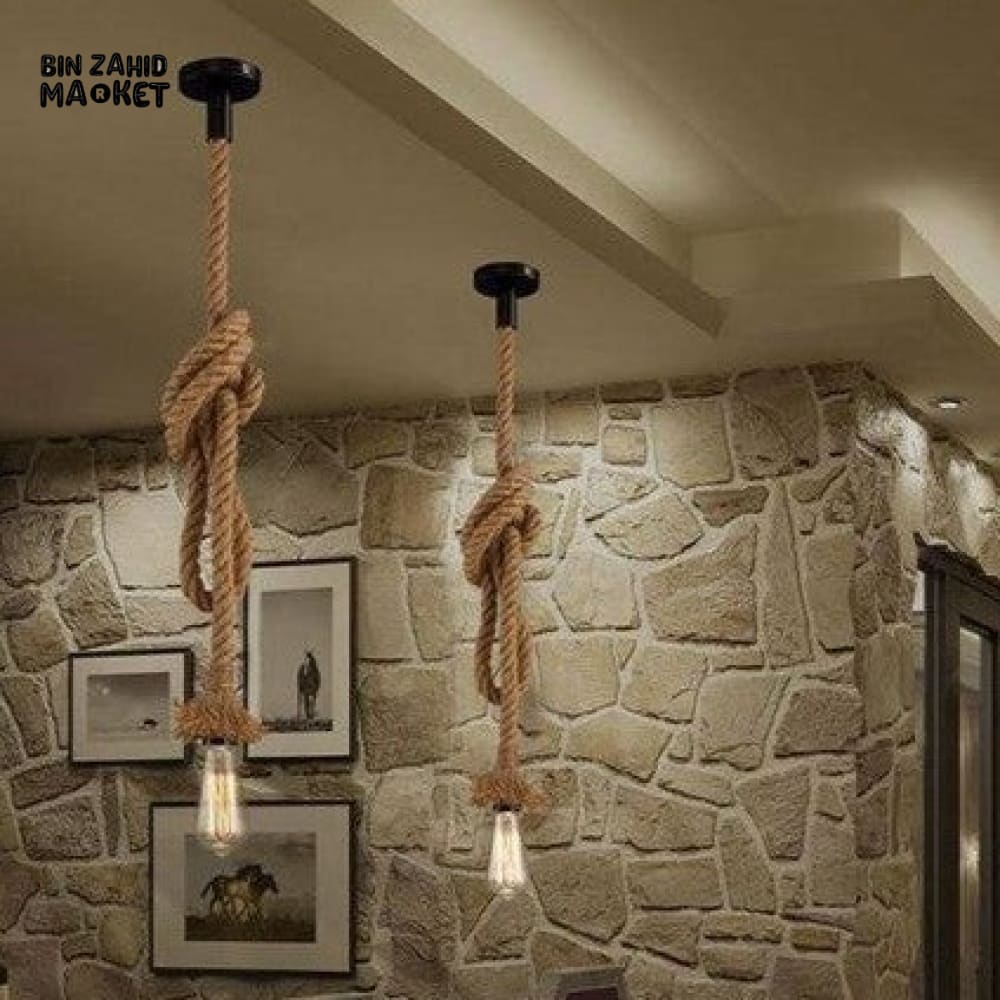 JUTE ROPE STRING DECOR LIGHT