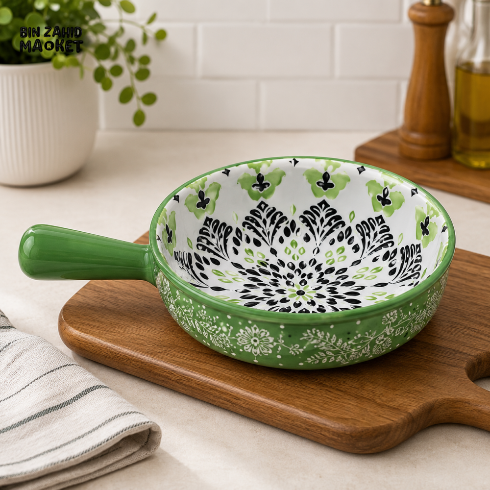 KASHGAR POTTERY SERVING PAN - 6 INCH