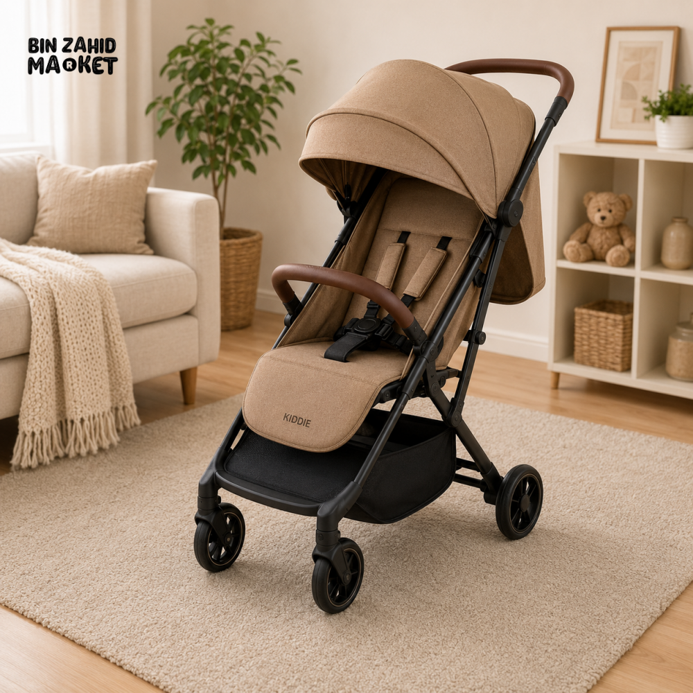 KIDILO LUXURY BABY STROLLER - BROWN