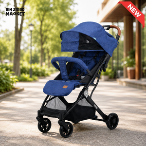 KIDILO LUXURY PORTABLE BABY STROLLER - BLUE