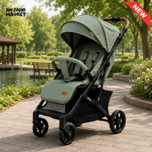 KIDILO LUXURY TRAVEL BABY STROLLER - GREEN