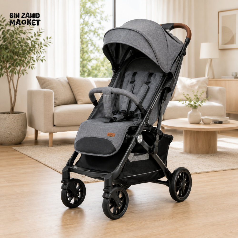 KIDILO LUXURY TRAVEL BABY STROLLER - GREY