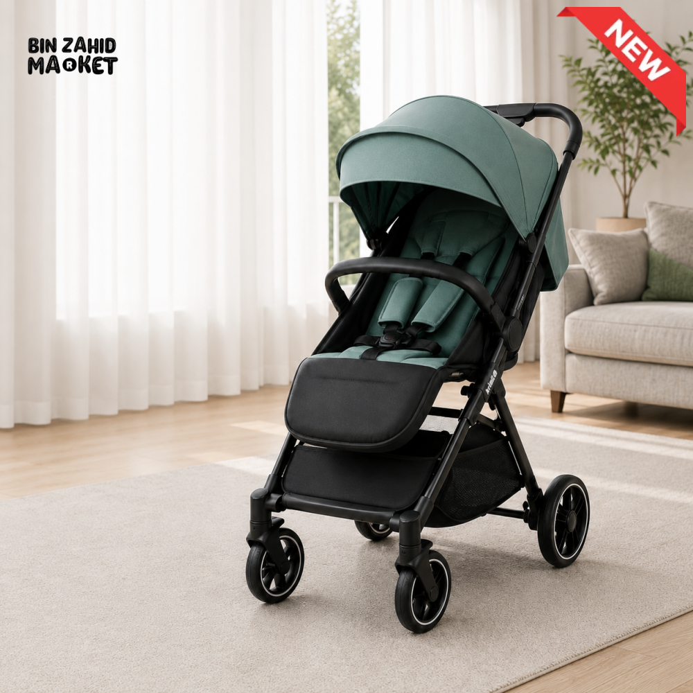 KIDILO VELMORA BABY STROLLER - GREEN