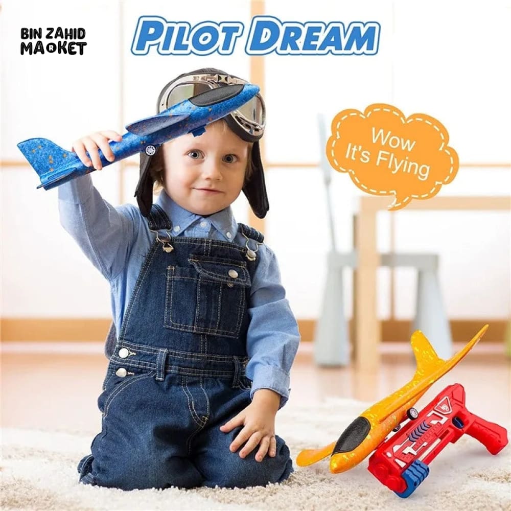 KIDS AIRCRAFT LAUNCHING TOY