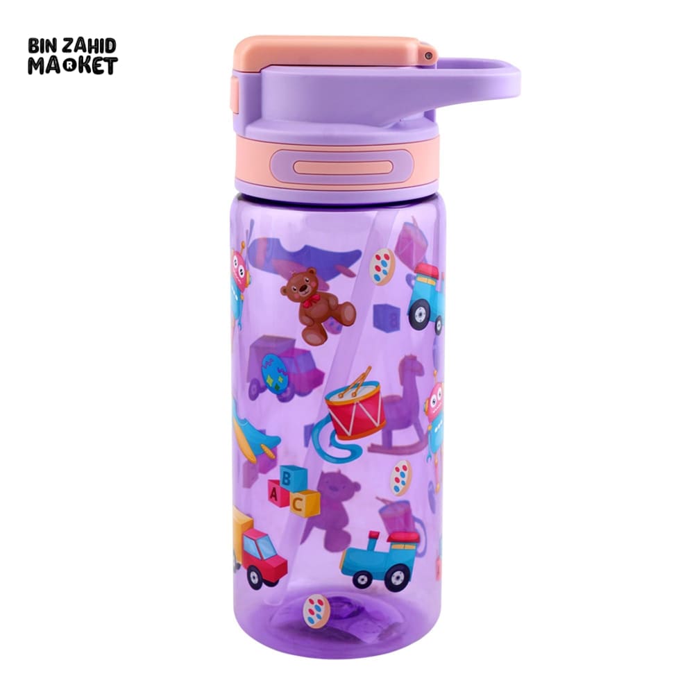 KIDS CARTOON FANCY WATER BOTTLE PURPLE SB-11 700ML