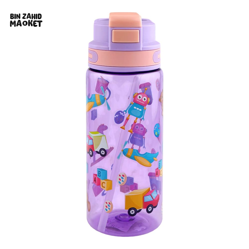 KIDS CARTOON FANCY WATER BOTTLE PURPLE SB-11 700ML