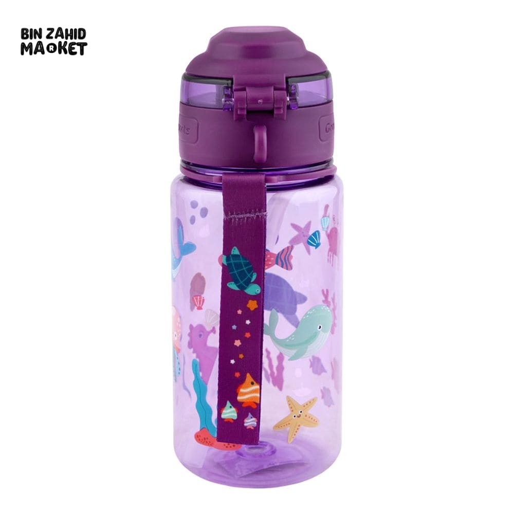 KIDS CARTOON FANCY WATER BOTTLE PURPLE SB-13 600ML