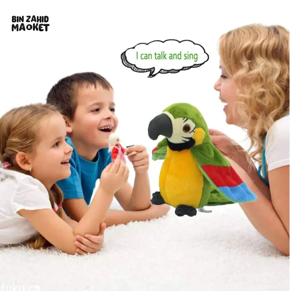 KIDS ELECTRIC MIMICKING MUSICAL PARROT TOY