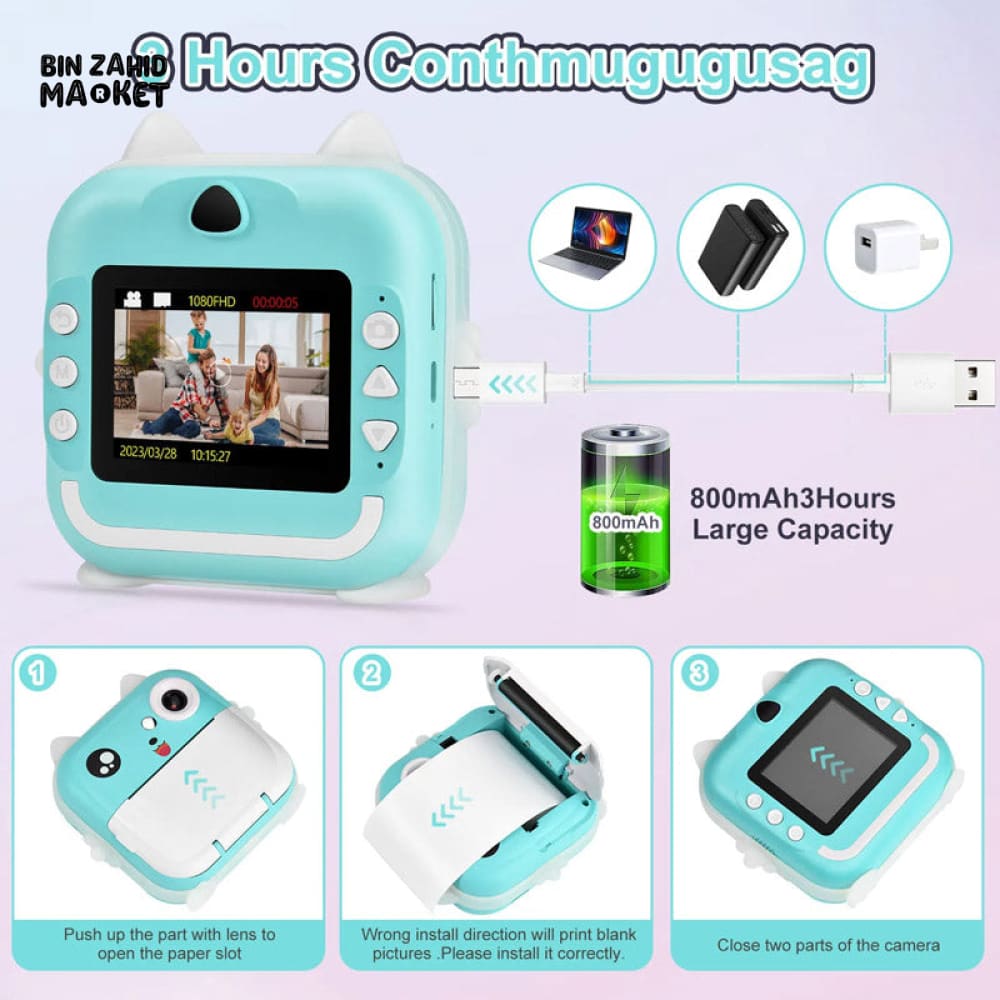 KIDS INSTANT IMAGES DIGITAL CAMERA