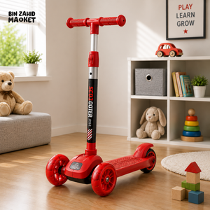 KIDS MINI 3-WHEEL FOLDABLE SCOOTER - RED