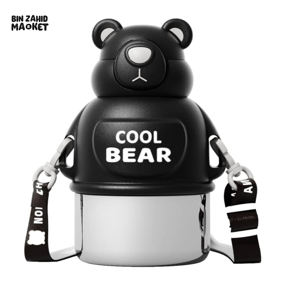 KIDS THERMOS 800ML – CUTE BEAR DESIGN HOT & COLD PORTABLE FLASK