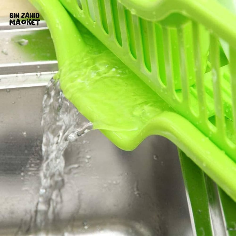 KITCHEN DISH DRYING RACK LARGE PLASTIC DRAINER WITH DRIP TRAY SPOONS & FORKS HOLDER