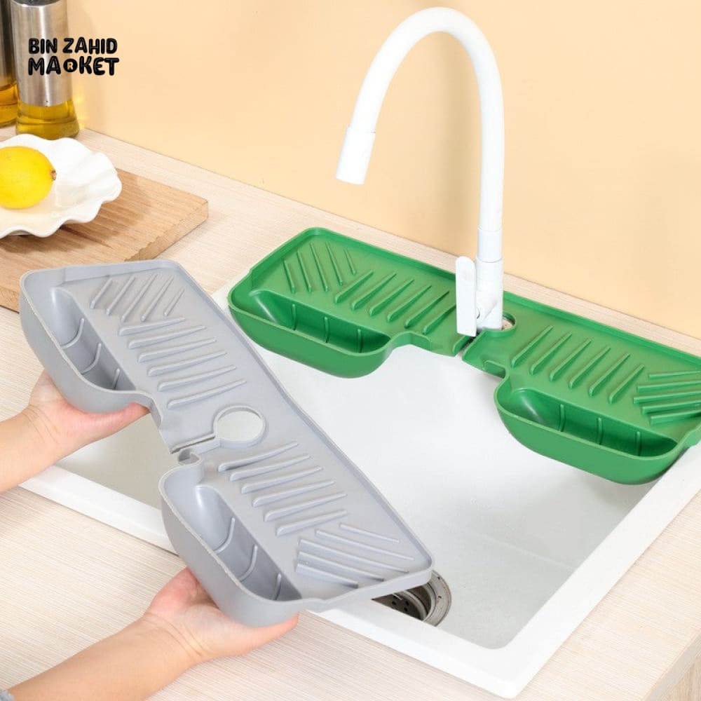KITCHEN FAUCET ABSORBENT MAT – SPLASH GUARD & SINK DRYING PAD