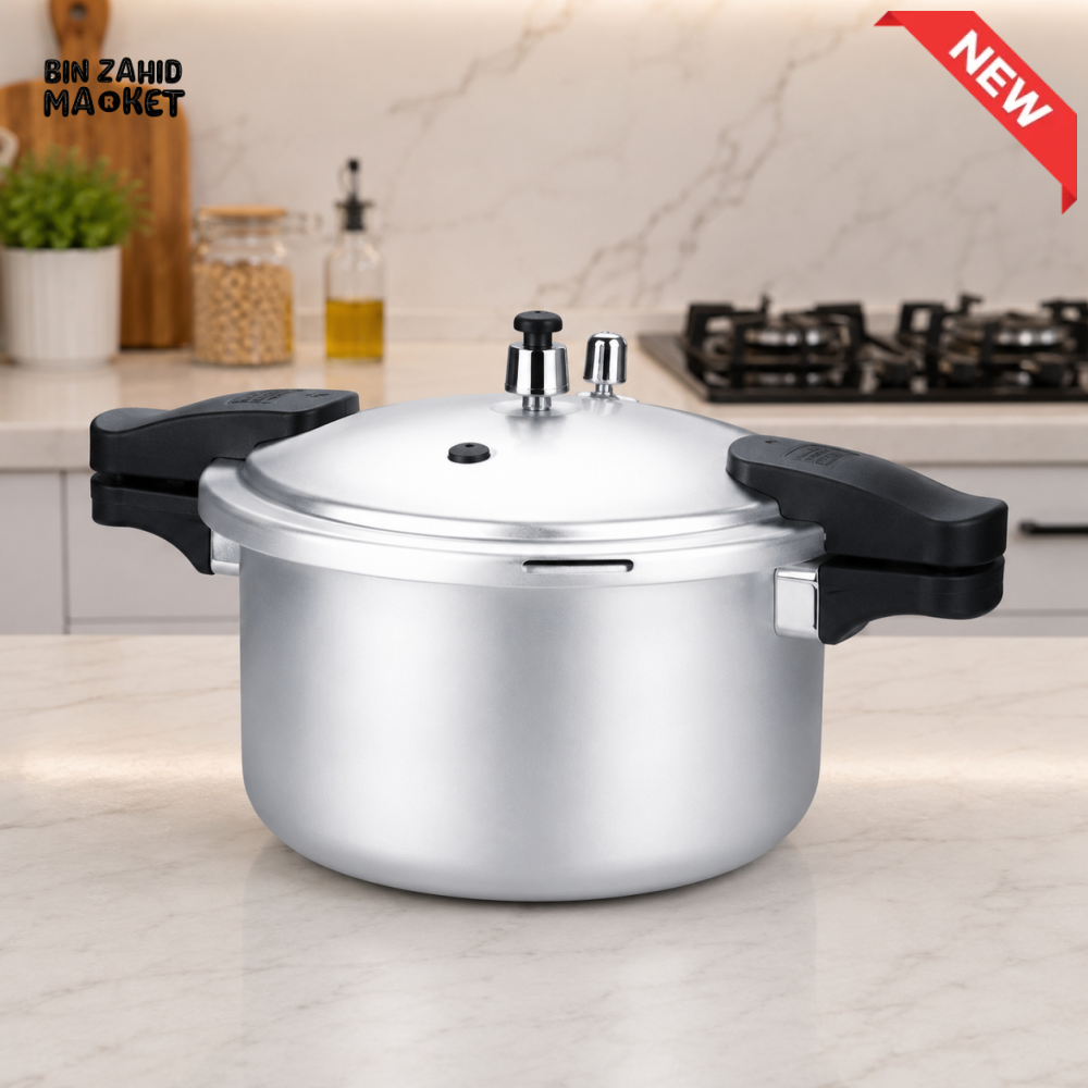 KITCHEN KING ALUMINUM PRESSURE COOKER - 11 LITER