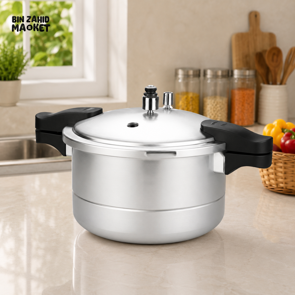 KITCHEN KING ALUMINUM PRESSURE COOKER (2 IN 1) - 11 LITER