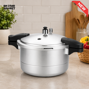 KITCHEN KING ALUMINUM PRESSURE COOKER (2 IN 1) - 9 LITER
