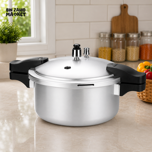 KITCHEN KING ALUMINUM PRESSURE COOKER - 40 LITER