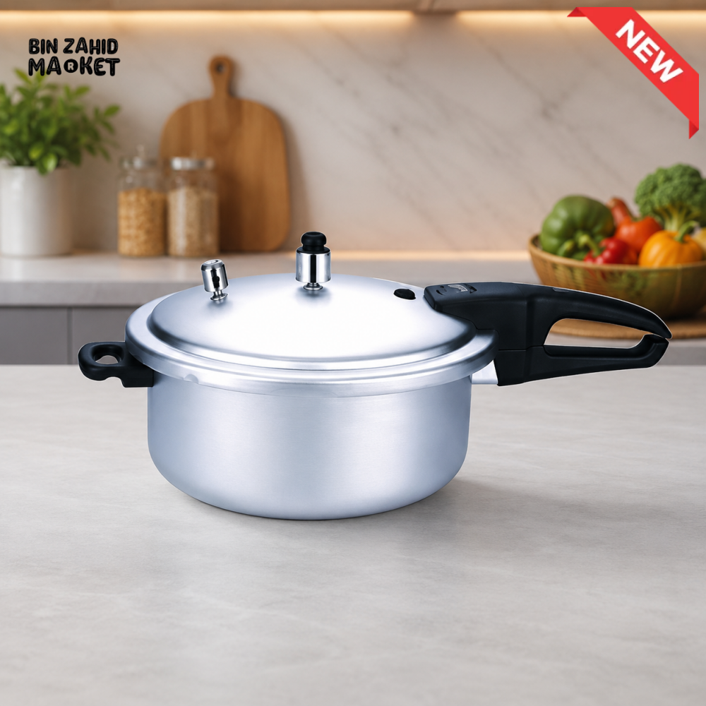 KITCHEN KING ALUMINUM PRESSURE COOKER – 5 LITER