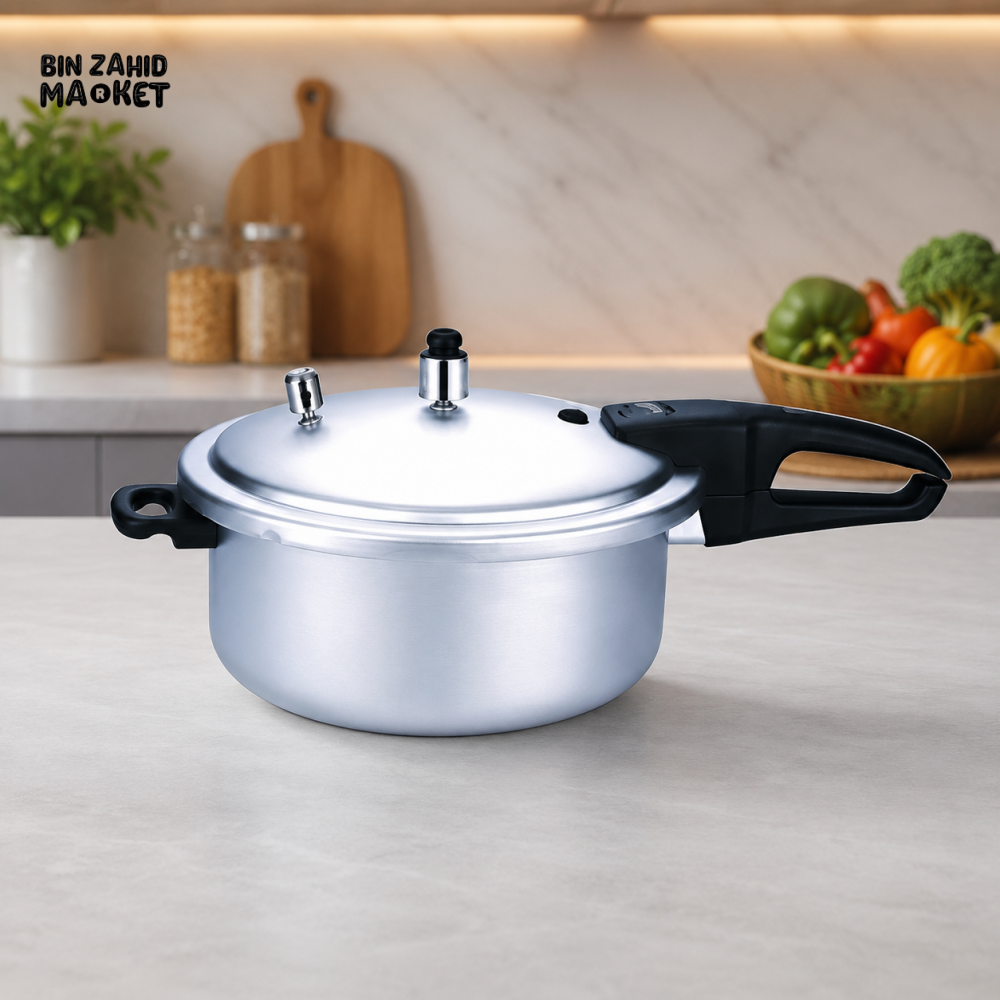 KITCHEN KING ALUMINUM PRESSURE COOKER – 5 LITER