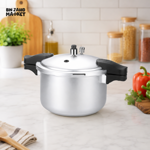 KITCHEN KING ALUMINUM PRESSURE COOKER - 9 LITER