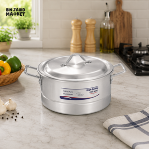 KITCHEN KING ALUMINUM STOCK POT WITH LID - 13 INCH