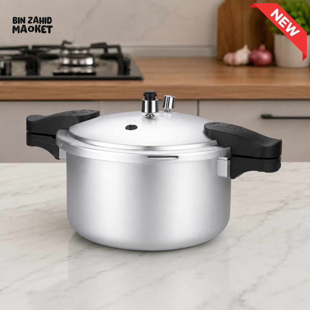 KITCHEN KING BLAZE ALUMINUM PRESSURE COOKER - 25 LITER