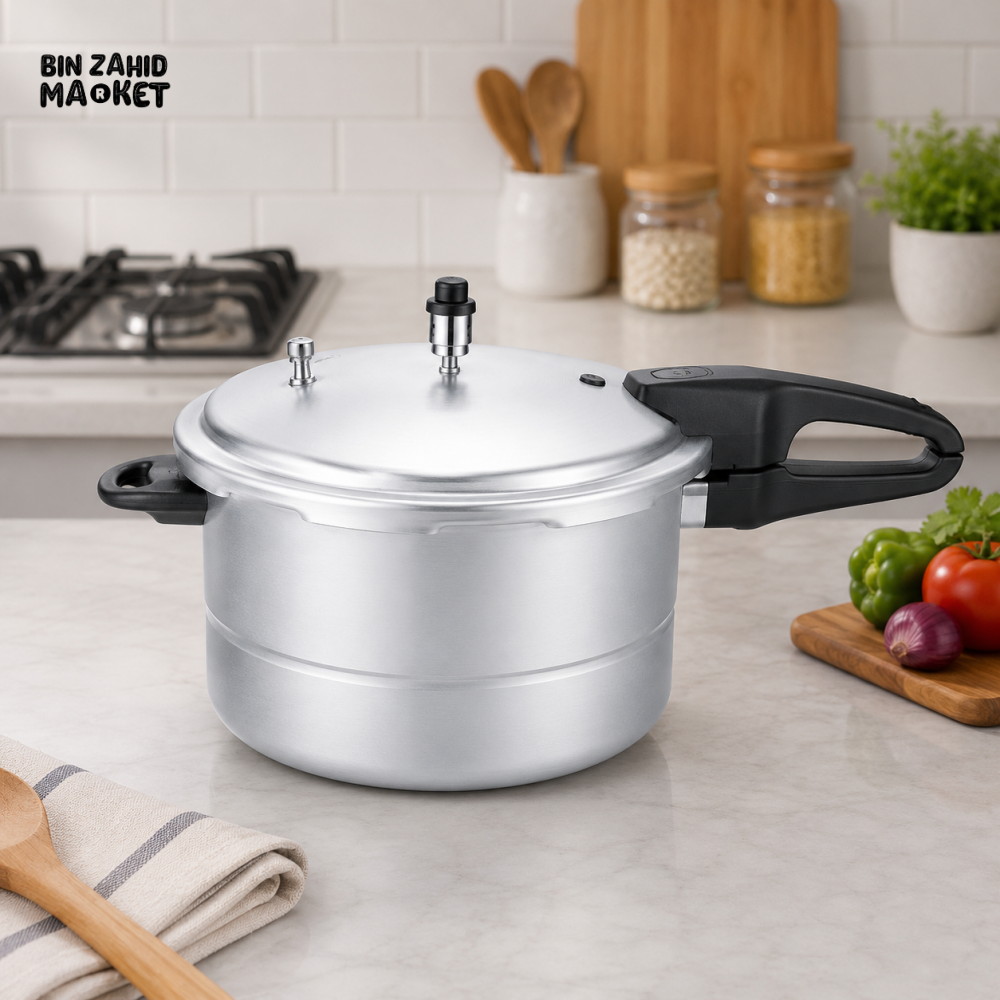 KITCHEN KING FEAST 2-IN-1 ALUMINUM PRESSURE COOKER +STEAMER - 11 LITER
