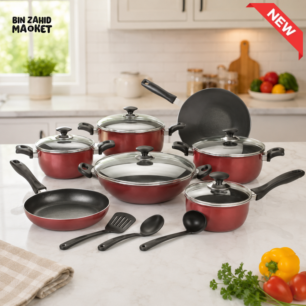 KITCHEN KING TREND 15PCS COOK SET