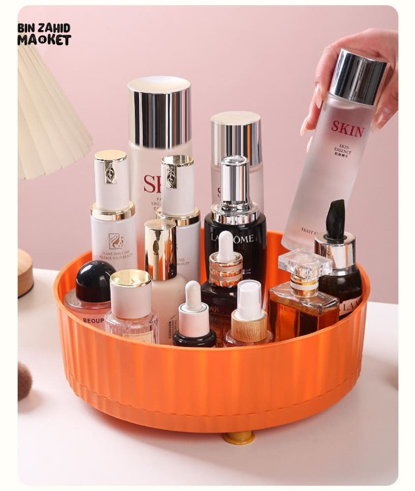 KITCHEN SEASONING STORAGE RACK – MULTIFUNCTIONAL ROTATING ORGANIZER LARGE CAPACITY SOY SAUCE & SPICE STORAGE FOR HOME