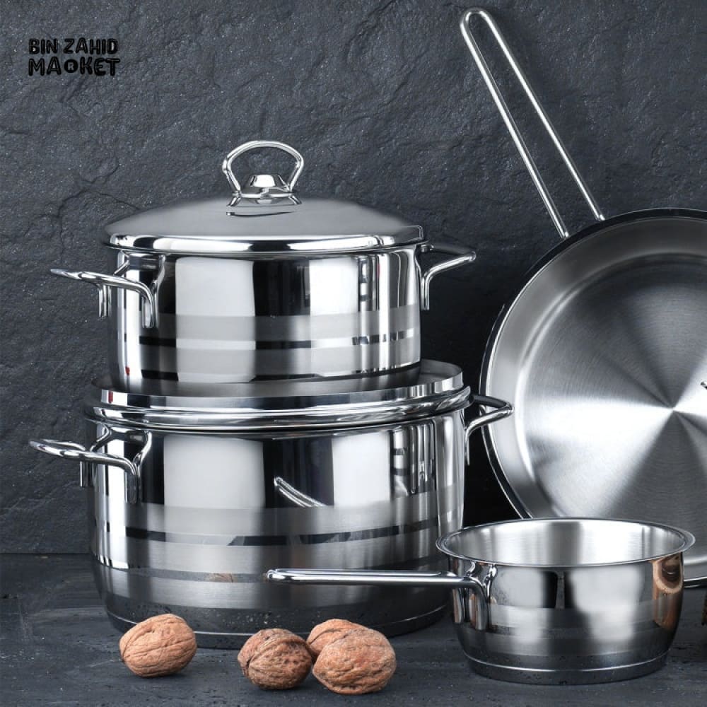 KORKMAZ ASTRA COOKWARE 9 PIECE SET - A1900