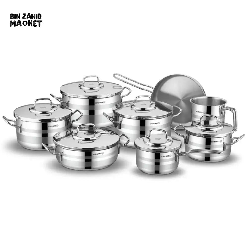 Korkmaz Astron 14 pcs Cookware Set