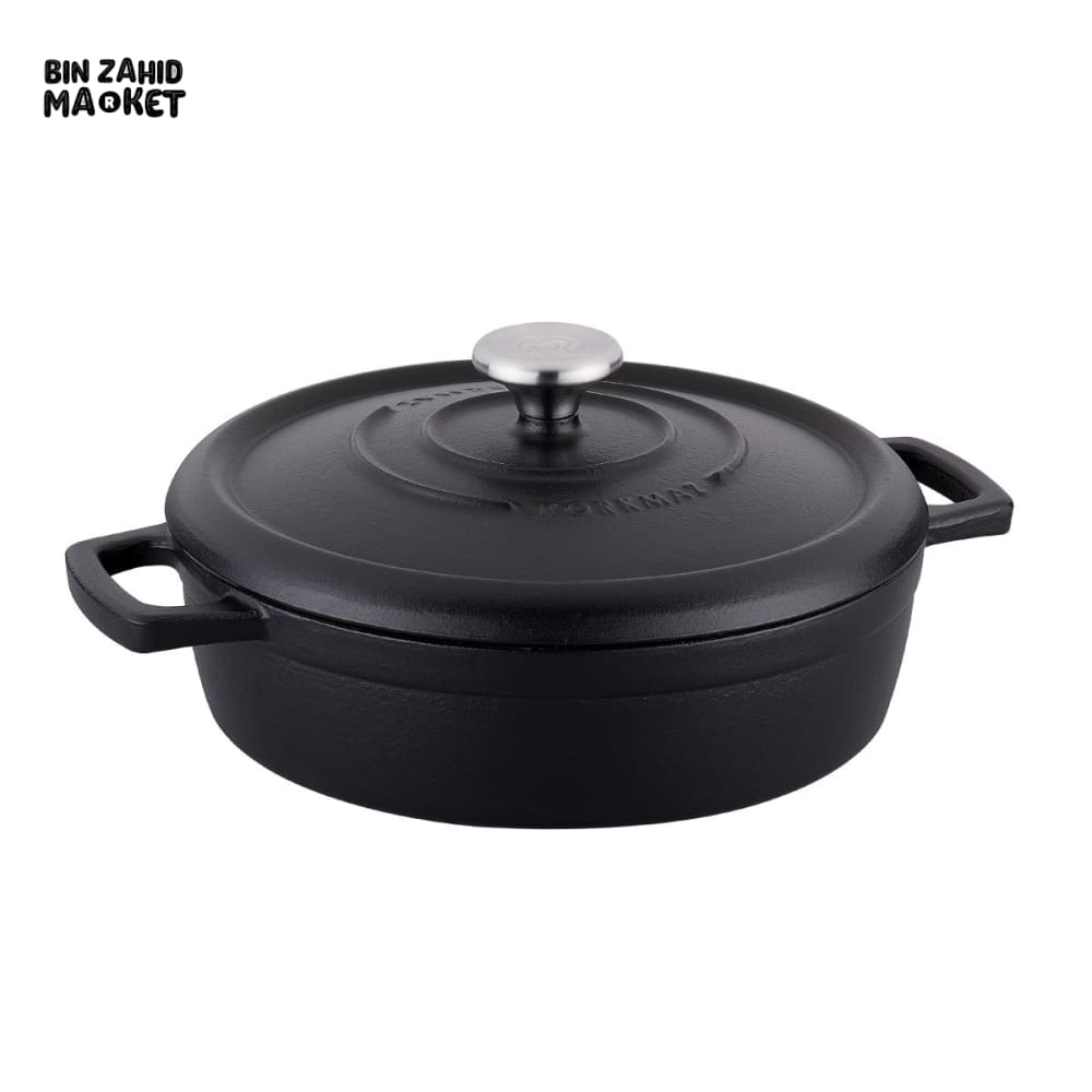 Korkmaz Casta Grill Low Casserole 26x7 Black