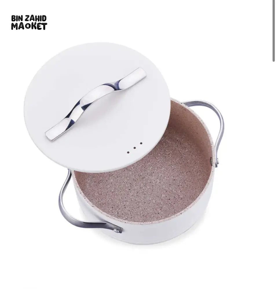 Korkmaz Linea Plus 7 pcs Cookware Set-Vanilla