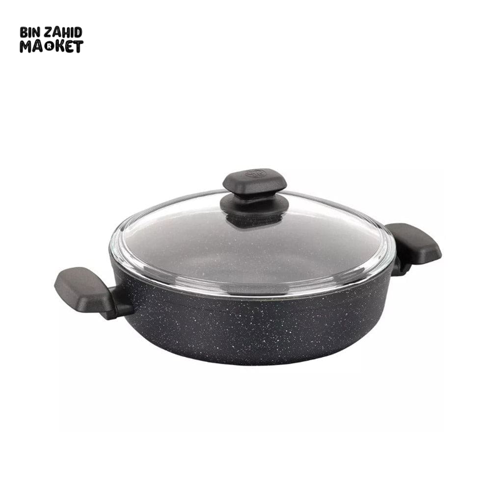 Korkmaz Ornella Alu. Low Casserole 24x6.5 cm