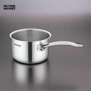 KORKMAZ PROLINE GASTRO SAUCEPAN PROFESSIONAL STAINLESS STEEL SAUCEPAN FOR CHEFS & HOME COOKS - 18X8 CM (A2701)