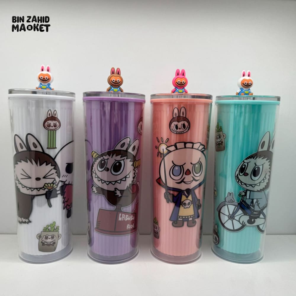 LABUBU FAMILY 720ML STRAW MUG - TYCOCO