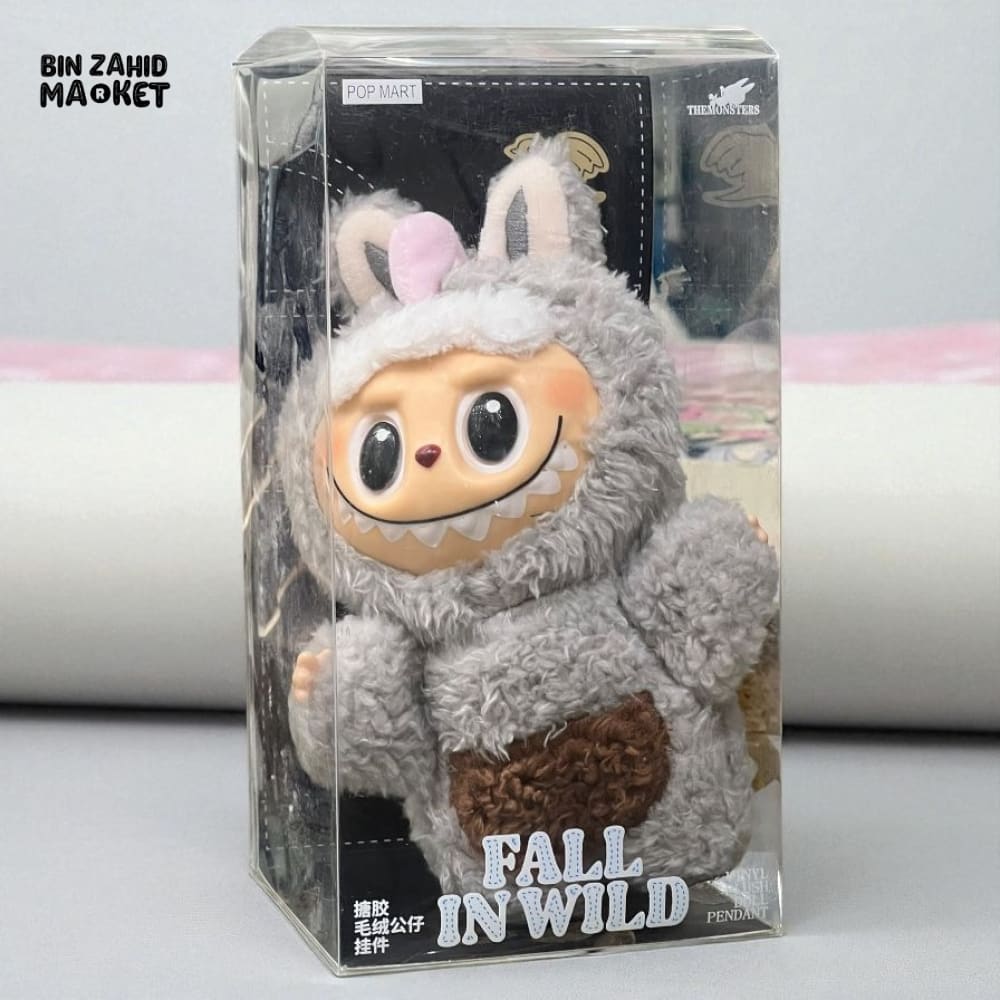 LABUBU THE MONSTER - FALL IN WILD 17CM Gray