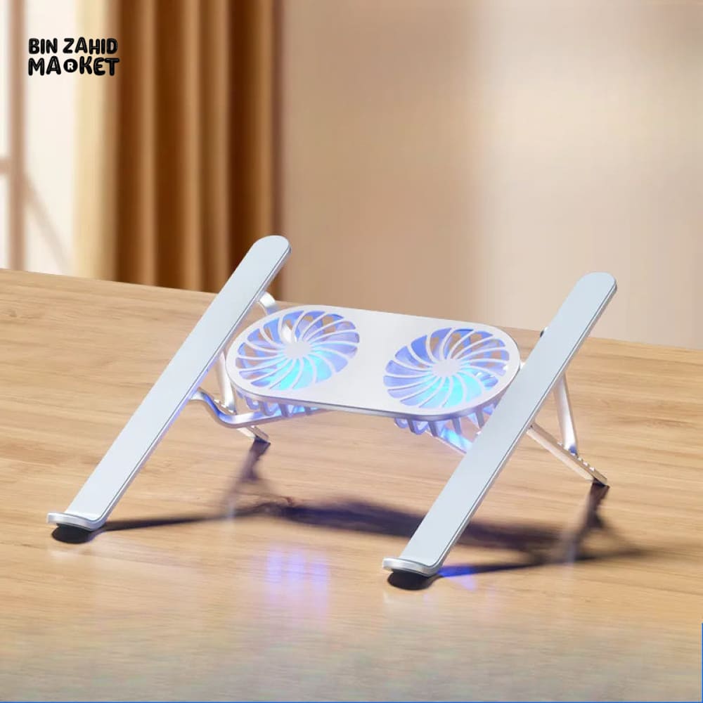 LAPTOP STAND WITH COOLING FAN ALUMINUM ALLOY BRACKET FOR GAMING LAPTOPS