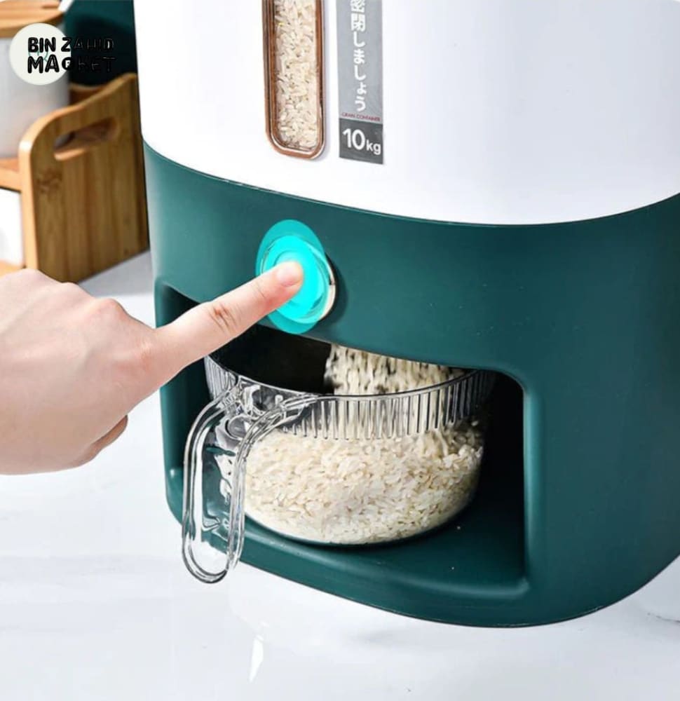 LARGE CAPACITY RICE CONTAINER 10KG DISPENSER