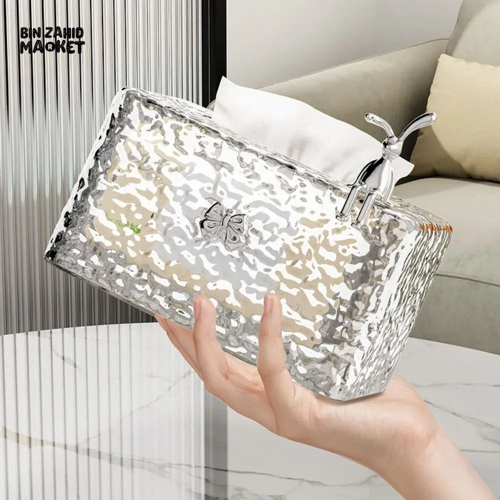 LARGE CAPACITY TRANSPARENT TISSUE BOX – MULTIFUNCTIONAL WET WIPES DISPENSER WITH SPRING PLATE & EASY OPEN LID