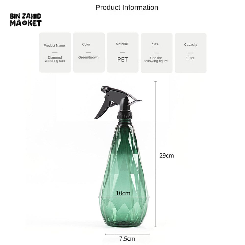 LARGE DIAMOND WATERING KETTLE – PORTABLE HOME & GARDEN