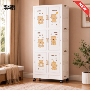 LARGE KIDS CLOTHES STORAGE WARDROBE CABINET - DM-8