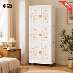 LARGE KIDS CLOTHES STORAGE WARDROBE CABINET - DM-9