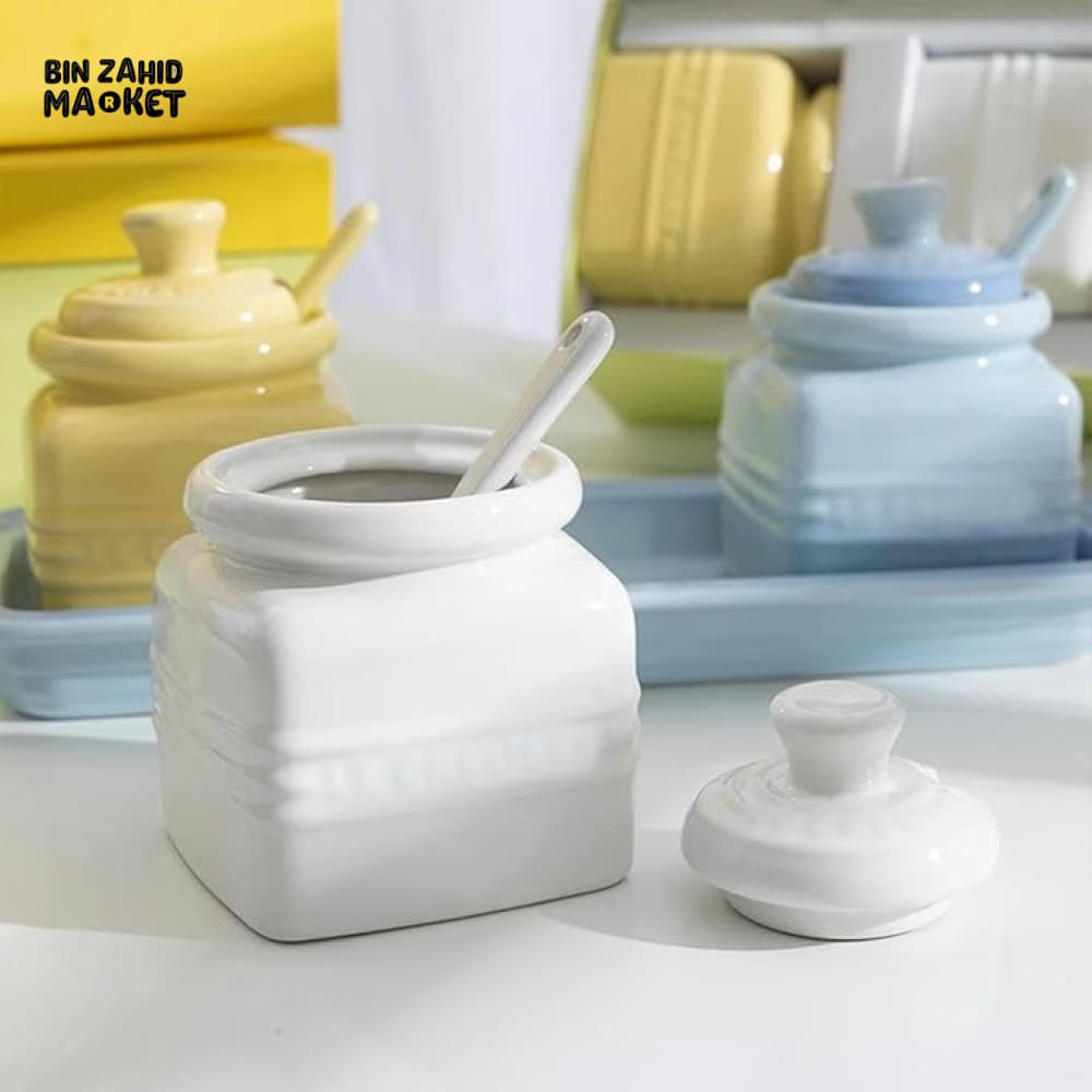 LE CREUSET SET OF 3 SEASONING JARS