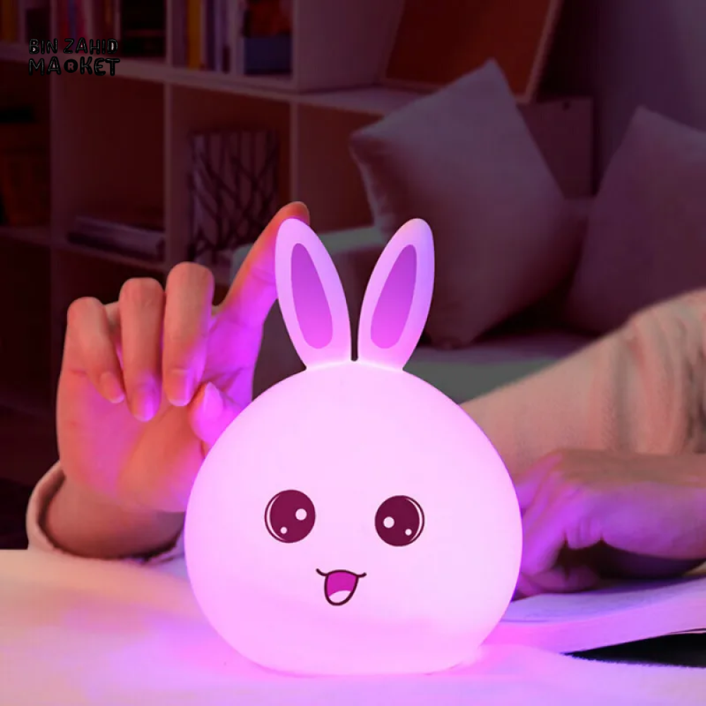 LED RABBIT NIGHT LIGHT USB CARTOON LAMP FOR KIDS & BABY ROOM DECOR